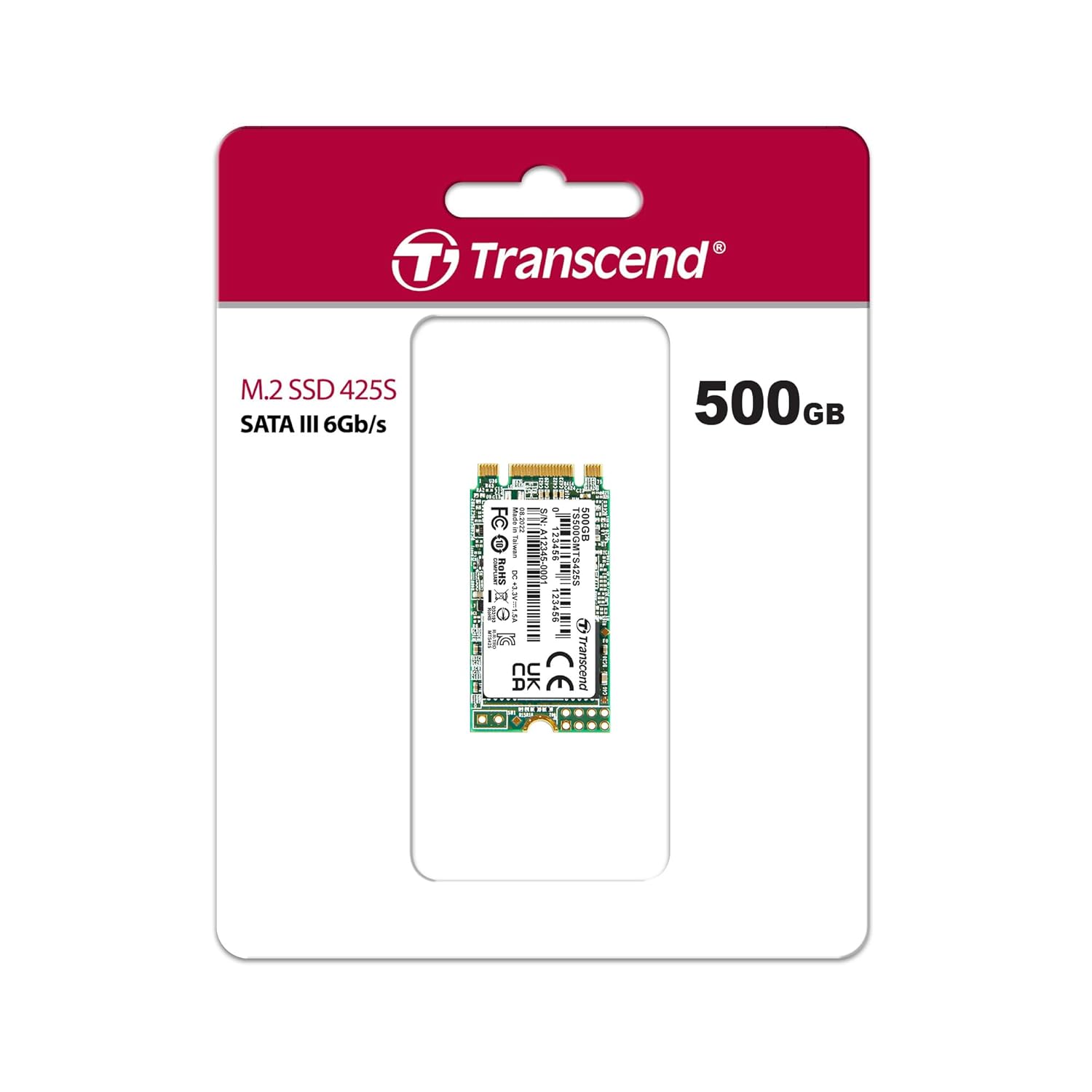 Transcend 425S M.2 2242 SATA III 6Gb/s SSD | 3D NAND flash, Up to 550MB/s Read Speed | 250GB, 500GB, 1TB, 2TB Transcend 425S M.2 2242 SATA III 6Gb/s SSD | 3D NAND flash, Up to 550MB/s Read Speed | 250GB, 500GB, 1TB, 2TB